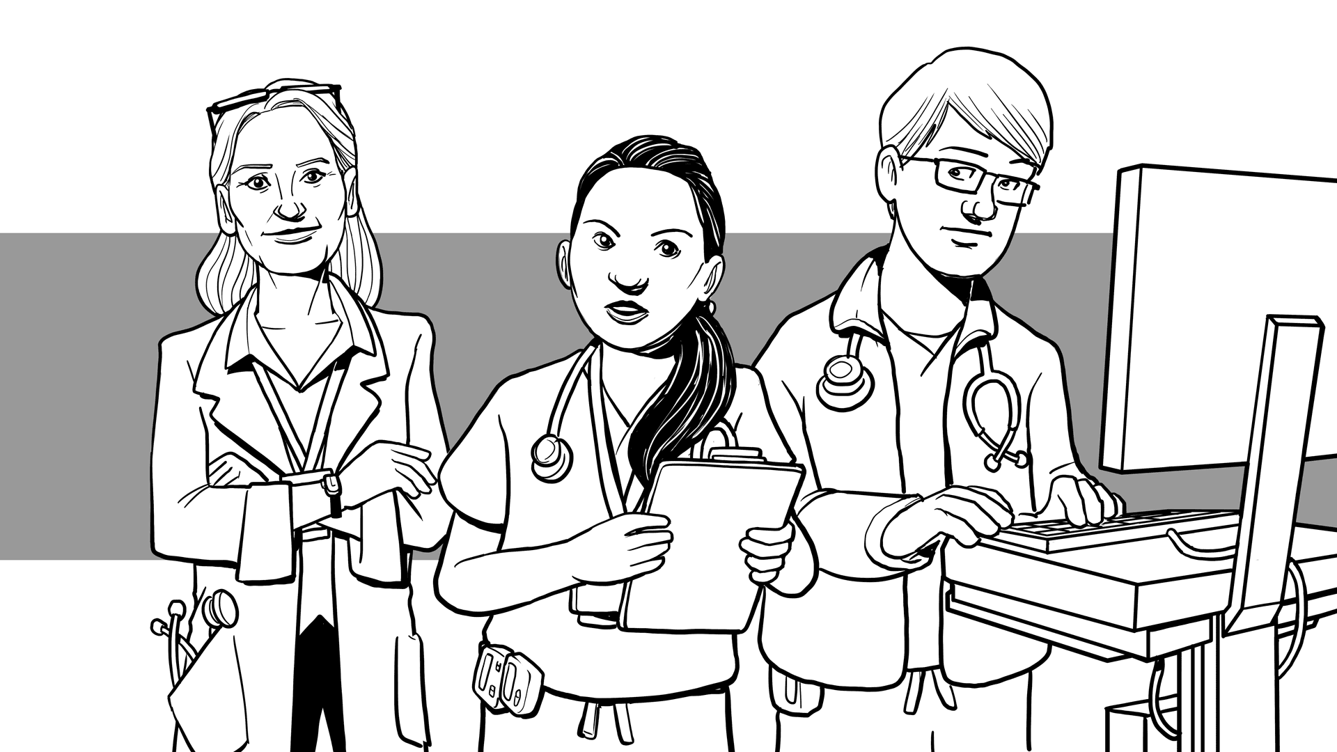 Doctors in the NICU
